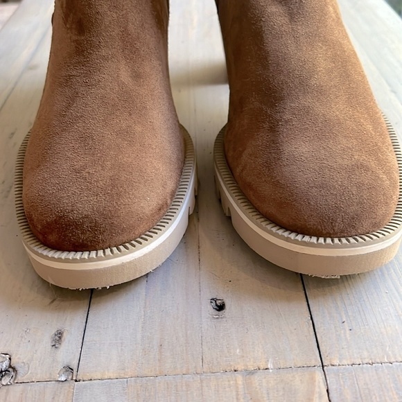 New Paul Green Sloan Bootie in Soft Toffee Suede Size UK 8, US 10.5 - Picture 6 of 12